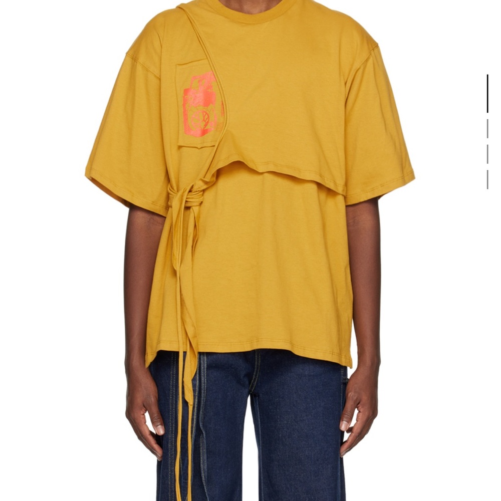 Men's Mustard Yellow Short Sleeve Tee